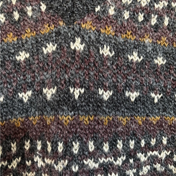 Urban Life Women’s Medium Wool Blend Sweater Multicoloured V-neck Preppy - Picture 5 of 9